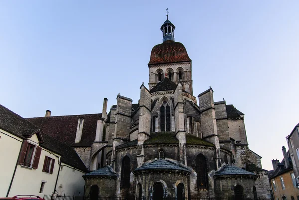 Monumental basilica of Notre-Dame de Beaune, France — Stock Photo, Image