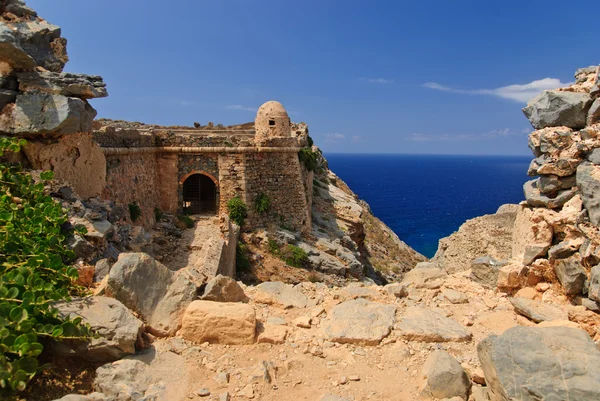 Venetian fortress at Gramvousa island, Crete, Greece — Stock Photo, Image