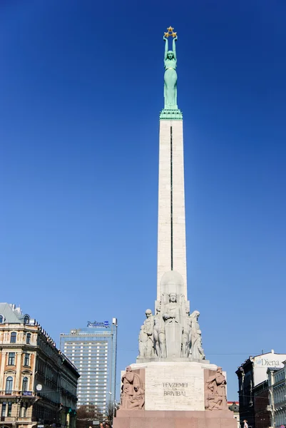 Freedom Memorial, Riga, Latvia — Stock Photo, Image