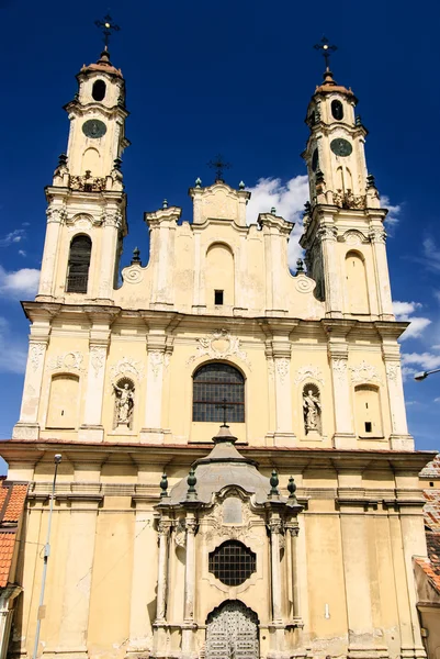 Magnifique église rococo de l'Ascension, Vilnius, Lituanie — Photo