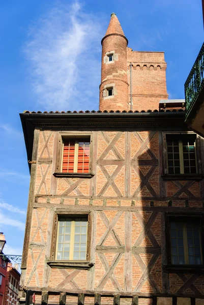 Medieval old town of Toulouse, France — Stock Photo, Image