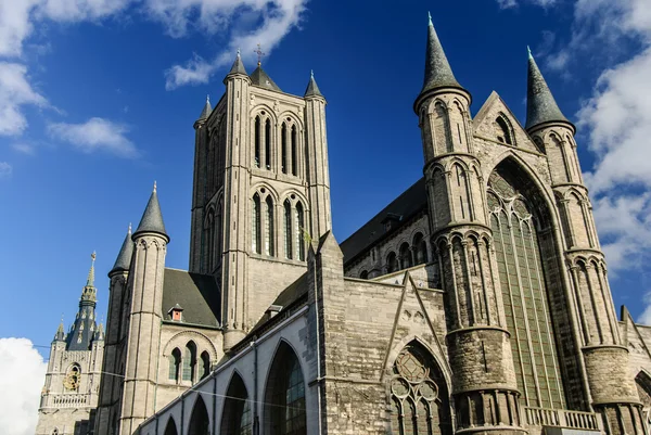 Saint nicholas' church, Gent, Belgie — Stock fotografie