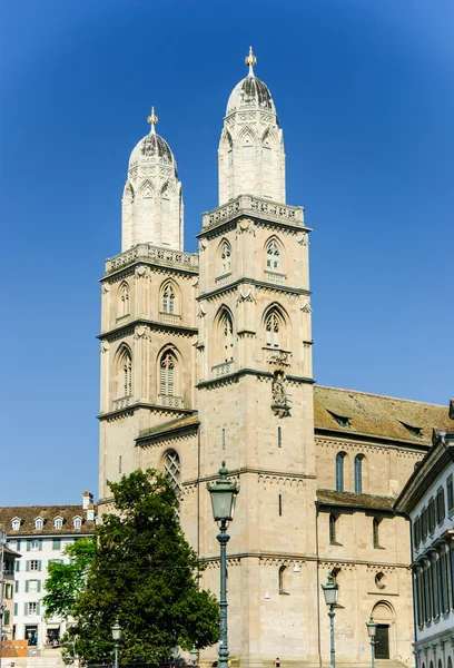 Kathedraal van Zurich, Zwitserland — Stockfoto