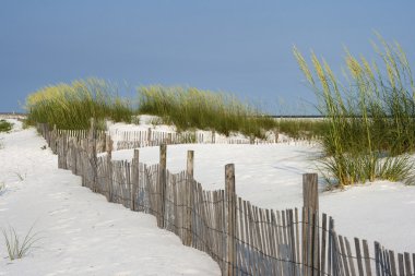 Kum Pensacola Beach çitte