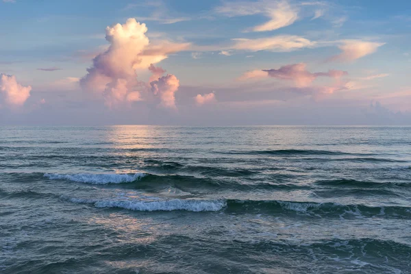 Warna Seascape di Sunset — Stok Foto