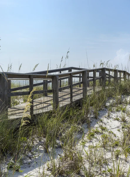 Rustic Vintage Beach Boardwalk in Florida — Stock Photo, Image