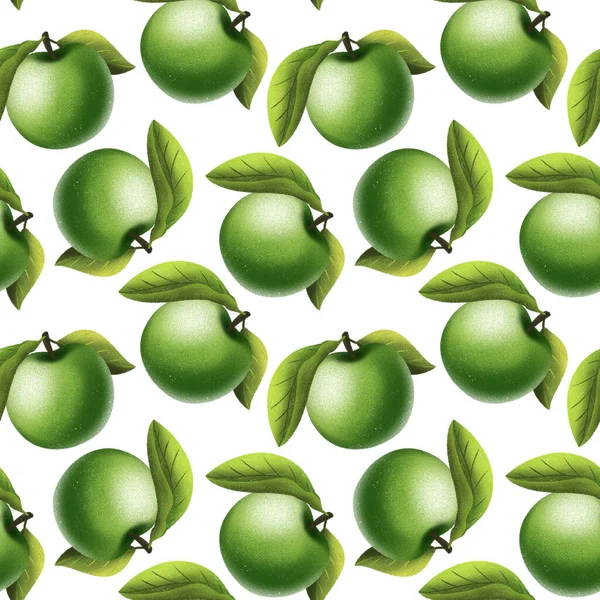 Apple fruit seamless pattern, repeated background. For paper, cover, fabric, gift wrap, wall art, interior decor. Scrapbooking paper.