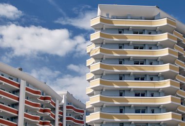 Çağdaş binalar - Bicocca Milan - Lombardy - İtalya