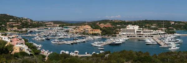 stock image port of the village of Porto Cervo - sardinia - travel destination