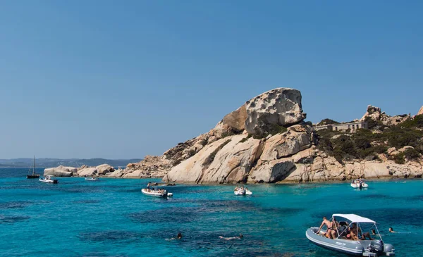 Aug 2021 Ita Toeristenboten Archipel Maddalena Reisbestemming Zomer Sardinië — Stockfoto