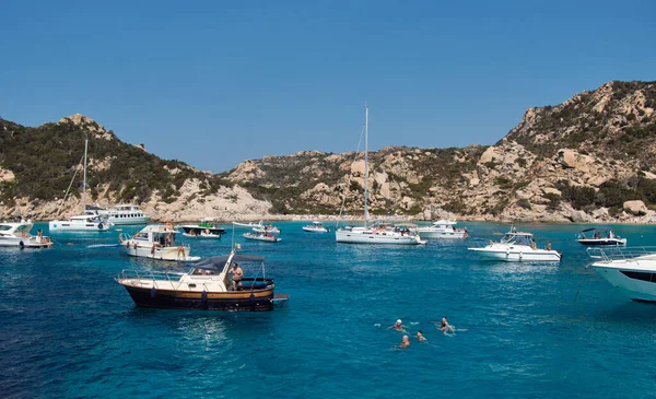 Aug 2021 Ita Toeristenboten Archipel Maddalena Reisbestemming Zomer Sardinië — Stockfoto