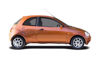 Ford Ka yan görünüm üzerinde beyaz izole