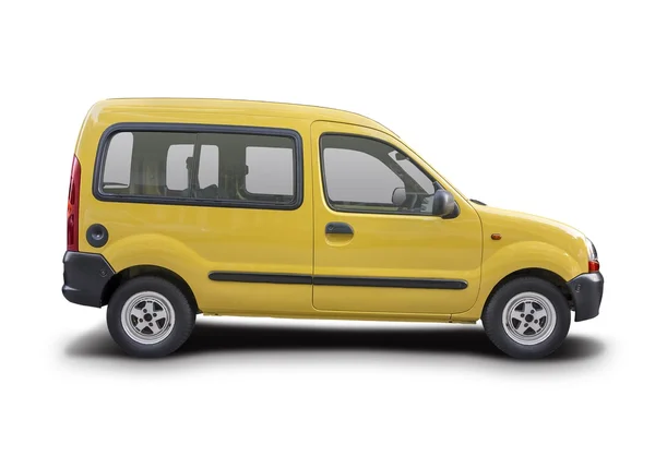 Amarillo Renault Kangoo — Foto de Stock