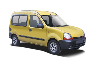 Renault Kangoo beyaz izole