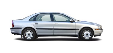 İzole Volvo S60 yan görünüm
