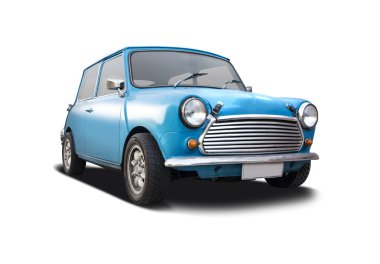 Mini Cooper eski mavi