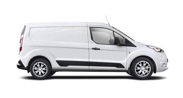 İzole yeni Ford Transit yan görünüm