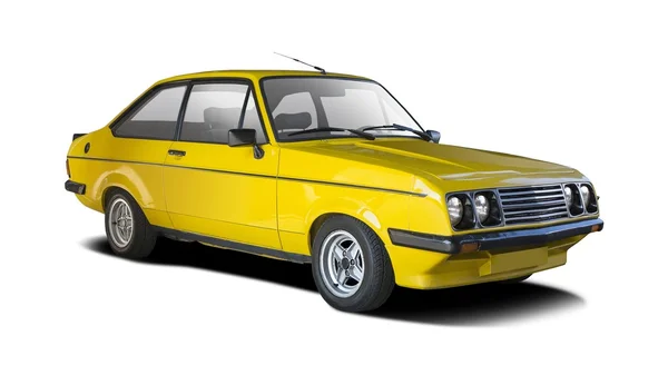 Ford escort rs2000 isoliert — Stockfoto