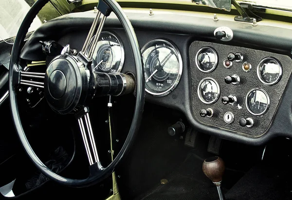 Interior Old Car — Stock Photo, Image