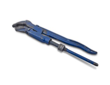 Mavi metalik renkler beyazda izole edilmiş.