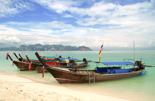 Langschwanzboote Thailand — Stockfoto