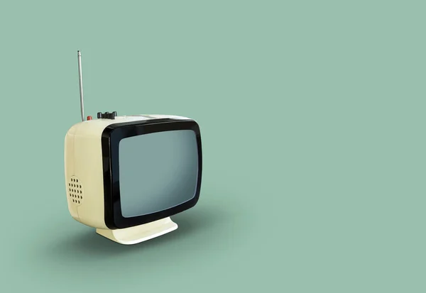 Retro Television Isolated Copy Space — Stock Photo, Image
