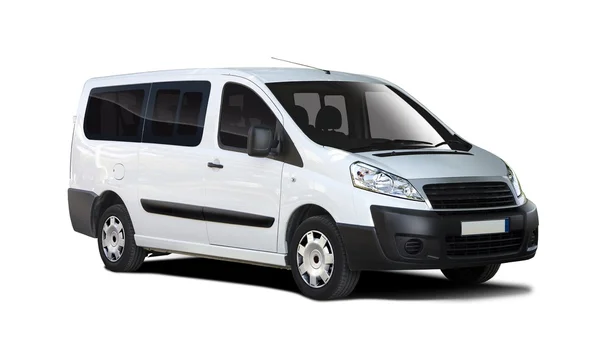 White van Fiat Scudo — Stock fotografie