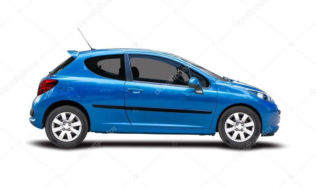 Renault Clio II, isolated on white background, 3 June 2015, Thessaloniki,  Greece Stock Photo
