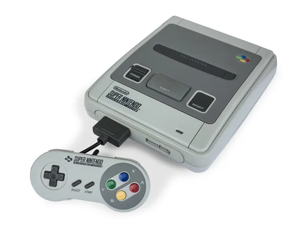 Super consola de juegos Nintendo — Foto de Stock