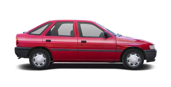 Red car Ford Escort — Stock Photo, Image