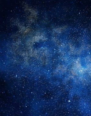 Evren yıldız, nebula ve galaksiyle dolu.