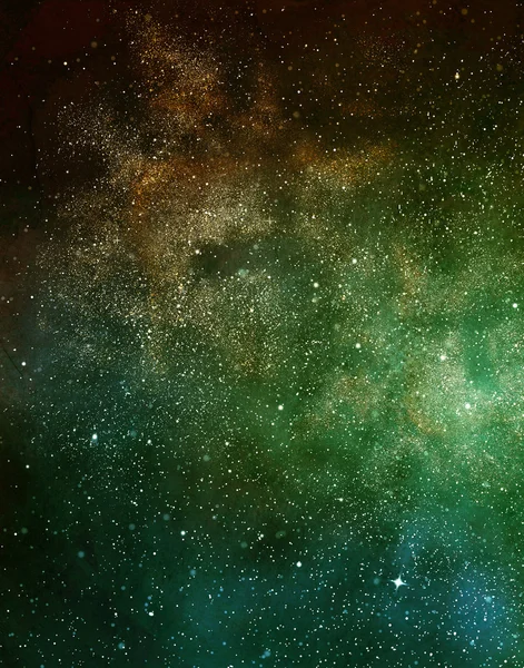 Universo cheio de estrelas, nebulosas e galáxias — Fotografia de Stock