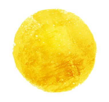 Arkaplan olarak beyaz üzerine suluboya daire