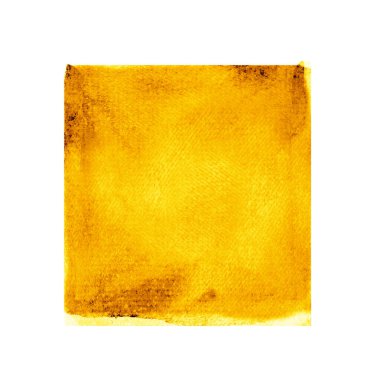 Arkaplan olarak beyaz üzerine suluboya kare