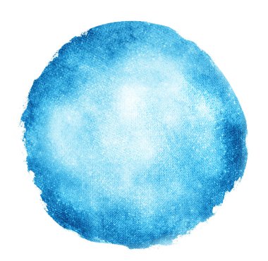 Arkaplan olarak beyaz üzerine suluboya daire