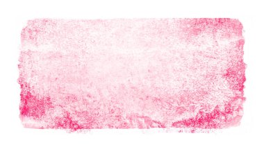 Suluboya dikdörtgen arkaplanı beyaza izole edildi