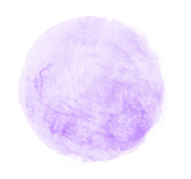 Arkaplan olarak beyaz üzerine suluboya daire