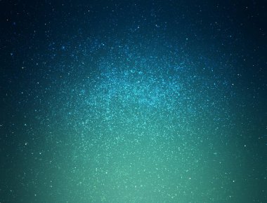 Arka planda yıldızlar olan gece gökyüzü. Evren