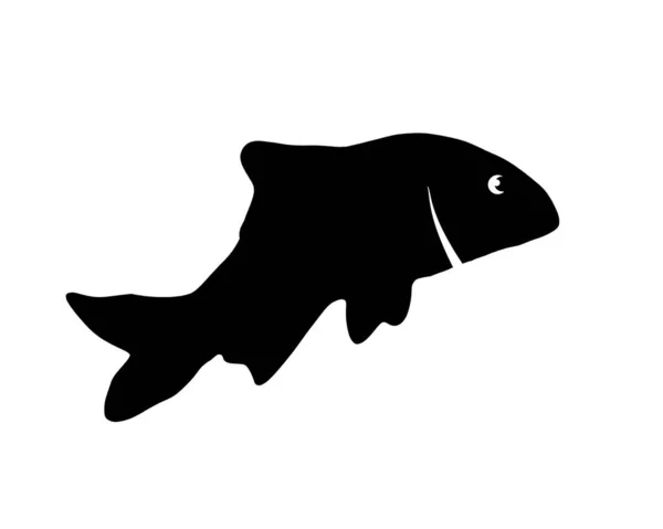 Peces Acuarela Sobre Fondo Blanco — Vector de stock