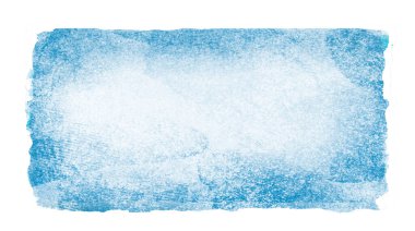 Suluboya dikdörtgen arkaplanı beyaza izole edildi