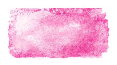 Suluboya dikdörtgen arkaplanı beyaza izole edildi