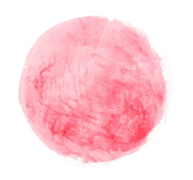 Arkaplan olarak beyaz üzerine suluboya daire