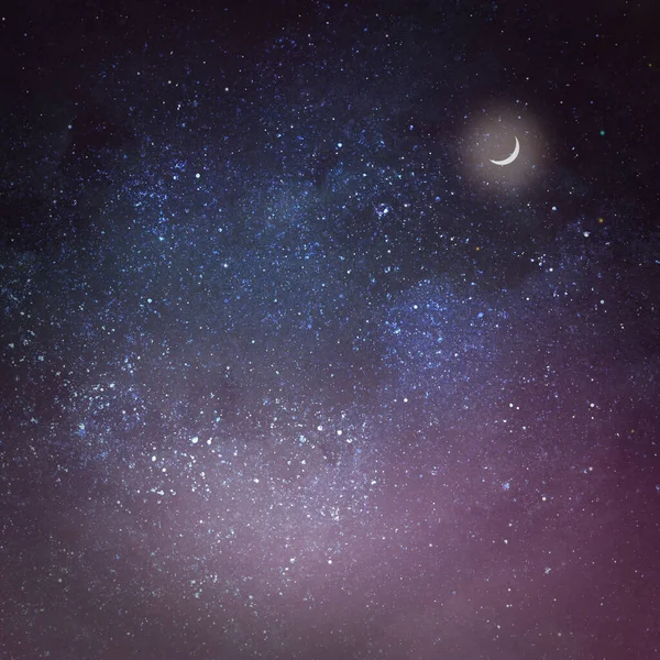 Éjszakai Égbolt Csillagokkal Háttérben Univerzum — Stock Fotó