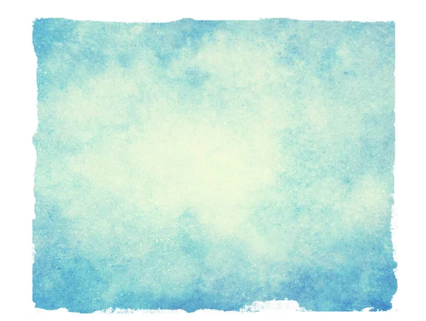Himmel Isolierten Hintergrund Auf Weiß Aquarell — Stockfoto