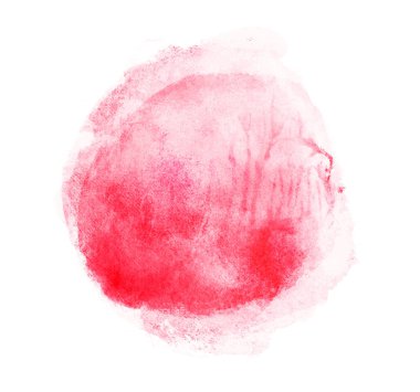 Arkaplan olarak beyaz üzerine suluboya daire