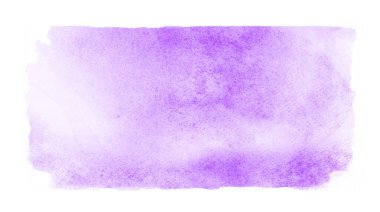 Suluboya dikdörtgen arkaplanı beyaza izole edildi