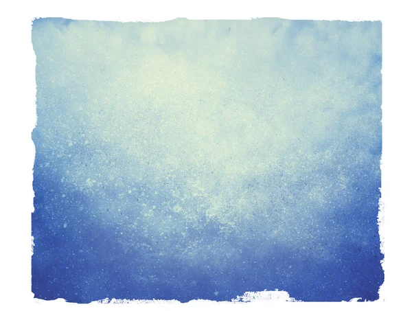 Sky Isolated Background White Watercolor — Stock Photo, Image