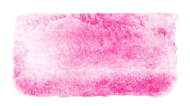 Suluboya dikdörtgen arkaplanı beyaza izole edildi