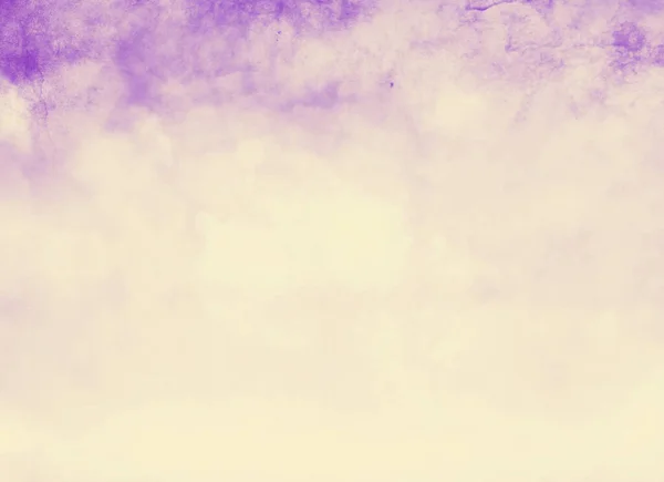 Färg Himmel Med Moln Som Bakgrund Akvarell — Stockfoto