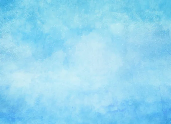 Kleur Lucht Met Wolken Als Achtergrond Waterverf — Stockfoto